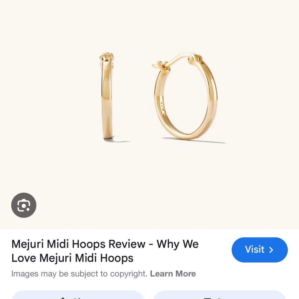 Mejuri Gold Classic Hoop Earrings